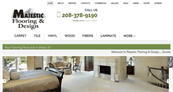 Desktop Screenshot of majestic-flooring.com